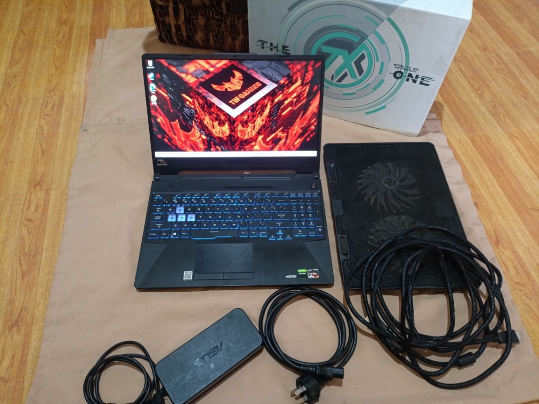 LAPTOP 40K (Category: Laptops & Notebooks) located in Malolos. Submitted by christianrecio (Listing ID 1379103851, Image 1). Description: 2ND HAND: ASUS TUF GAMING A15 FA506IV ❗❗PRICE: 40,000❗❗ Appearance: 8/10 medju may scratches dahil nadadala sa work Quick Specifications: - AMD Ryzen 7 4800H 16 CPUs 3.3GHz Radeon Graphics - 16GB RAM DDR4 MEMORY - 512GB PCIE3 SSD - NVIDIA GeForce RTX 2060 Graphics - 15.6" Screen Size - Windows 111 Pro 64-bit (1