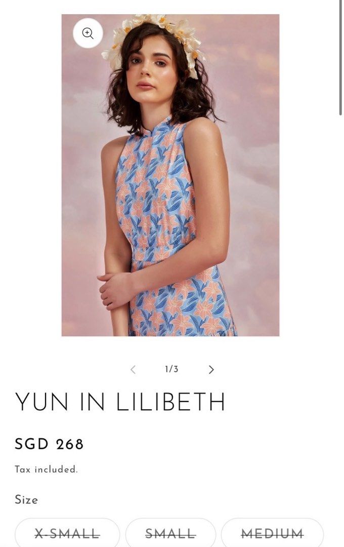 Lark + Peony Yun in Lilibeth Dress - Size Small (Category: Dresses) located in Singapore. Submitted by fernwehsun (Listing ID 1379103567, Image 2). Description: RTP 268.