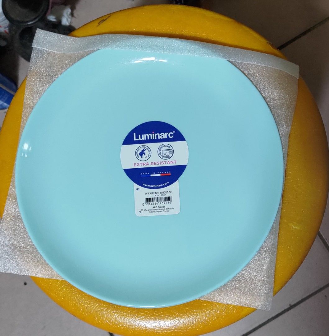 由 chinreiga45358 (刊登 ID 1379059484，圖片 2) 提交，位於 台北市 (Taipei) 的 法國進口Luminarc餐盤 (類別：餐具和餐具)，說明：法國進口Luminarc 25公分餐盤2入 時尚之都、夢幻般的色彩 微波爐適用、耐高溫。