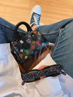 【Louis Vuitton × 村上隆】海外限定品 LV Sunset サンダル ルイ・ヴィトン x 村上隆 M92641 キーポル ボストンバッグ
