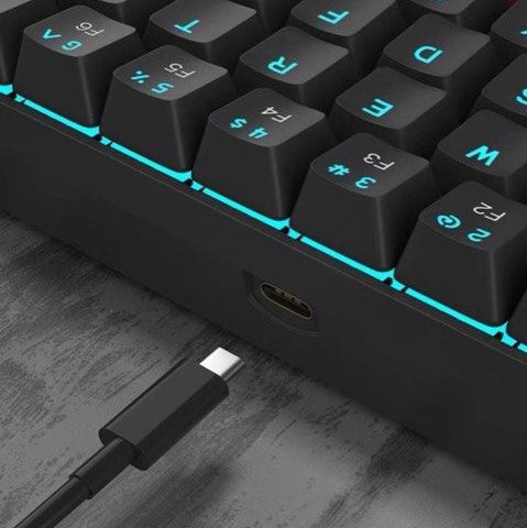 Magegee Wired Gaming Keyboard (Category: Computer Keyboard) located in Singapore. Submitted by crab_123 (Listing ID 1378977701, Image 1). Description: Experience immersive gaming with 18 dynamic lighting modes Equipped with responsive Blue switches for precise keystrokes Barely used — only tried once, in excellent condition Upgrade your setup with this high-performance keyboard designed for gamers!.