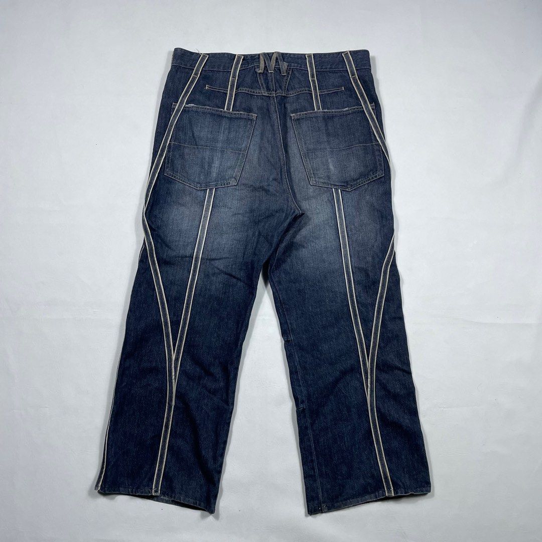 MARITHE FRANCOIS GIRBAUD 90’s BAGGY DENIM PANTS (Category: Jeans) located in Manila. Submitted by revise.ph_ (Listing ID 1379036349, Image 2). Description: MARITHE FRANCOIS GIRBAUD 90’s BAGGY DENIM PANTS Made in HONGKONG Tagged Size :36 Dimension Waist:37 Length:39.5 Inseam:28.5 Rise:13.8 Leg opening:11 No issue Price:5,000 Free shipping via JNT.
