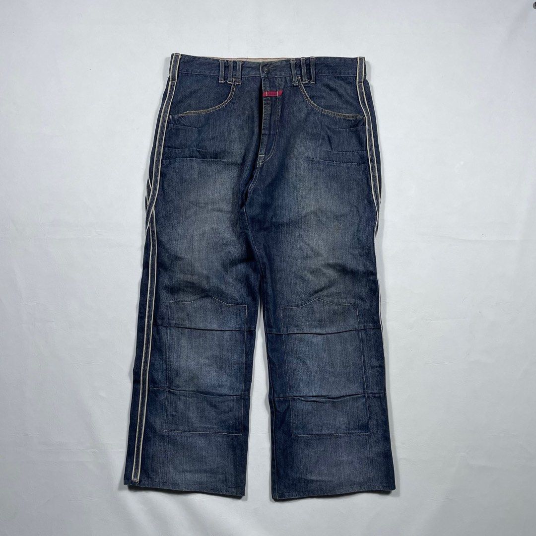 MARITHE FRANCOIS GIRBAUD 90’s BAGGY DENIM PANTS (Category: Jeans) located in Manila. Submitted by revise.ph_ (Listing ID 1379036349, Image 1). Description: MARITHE FRANCOIS GIRBAUD 90’s BAGGY DENIM PANTS Made in HONGKONG Tagged Size :36 Dimension Waist:37 Length:39.5 Inseam:28.5 Rise:13.8 Leg opening:11 No issue Price:5,000 Free shipping via JNT.