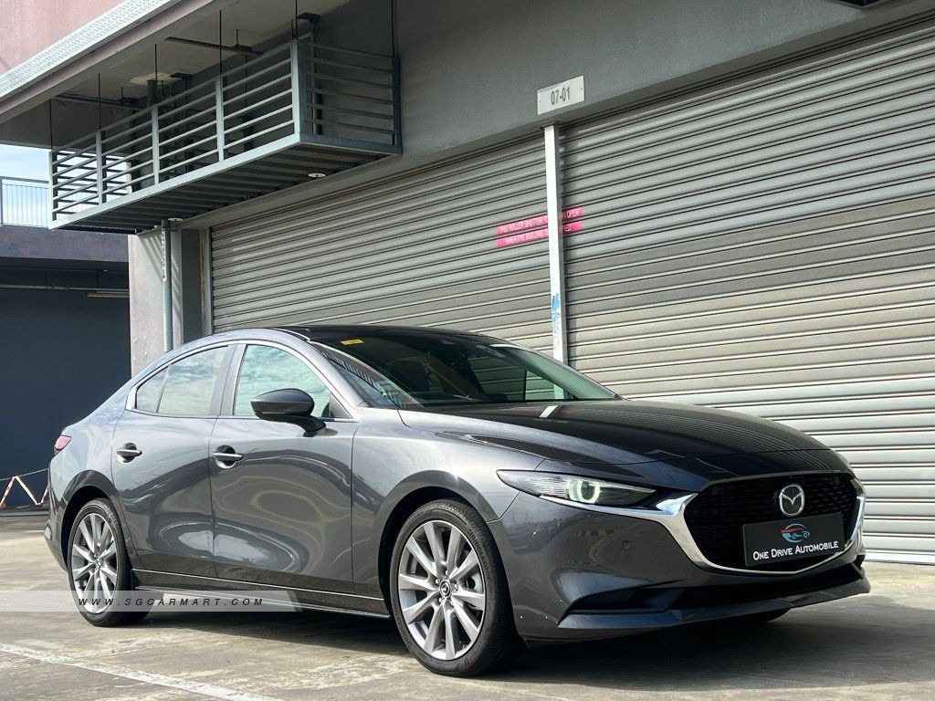 Mazda 3 Sedan Mild Hybrid 1.5 Elegance (A) (Category: Used Cars) located in Singapore. Submitted by valuemotoring (Listing ID 1379116085, Image 1). Description: 84440900 Clearance Price Mazda 3 Mild Hybrid 1.5A Elegance Jan 2022 from $780 monthly mega promo!! Low mileage 🔥🔥🔥 Mega Promo!!! superb condition! Highest trade in! 🔥🔥🔥🔥🔥🔥🔥🔥🔥🔥🔥🔥🔥🔥🔥🔥🔥 Trusted dealer . Best package Guranteed . Interest rate from 1.68% . 10% downpayment m