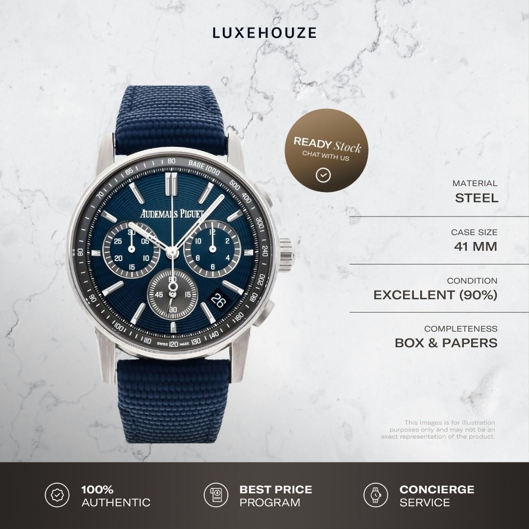 Mint 2023 Audemars Piguet Code 11.59 26393ST.OO.A348KB.01 26393ST Dark  Blue, Luxury, Watches on Carousell