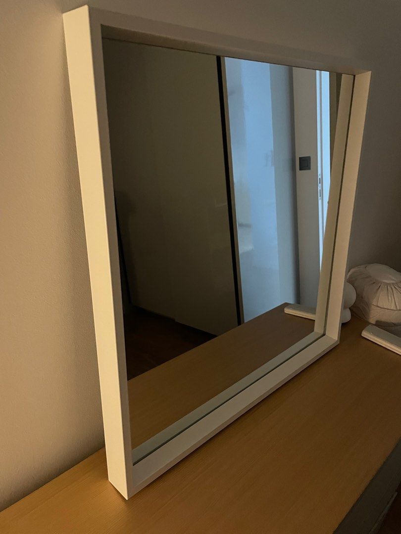 Moving sale! Excellent condition very clean no pets (Category: Garage sale) located in Singapore. Submitted by emma_w89 (Listing ID 1378958158, Image 3). Description: Tall mirror 70$ Study desk 80$ Square mirror 50$ Set of 6 drawers 100$ Dehumidifier/air purifier 250$ Cushioned desk/dining chair 75$ (I have 2) Side table 15$ (black) Stool 15$ Black bed frame 200$.
