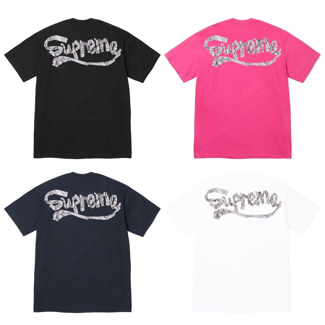 Multiple Sizes) SS25 Supreme Tape Tee, Men's Fashion, Tops