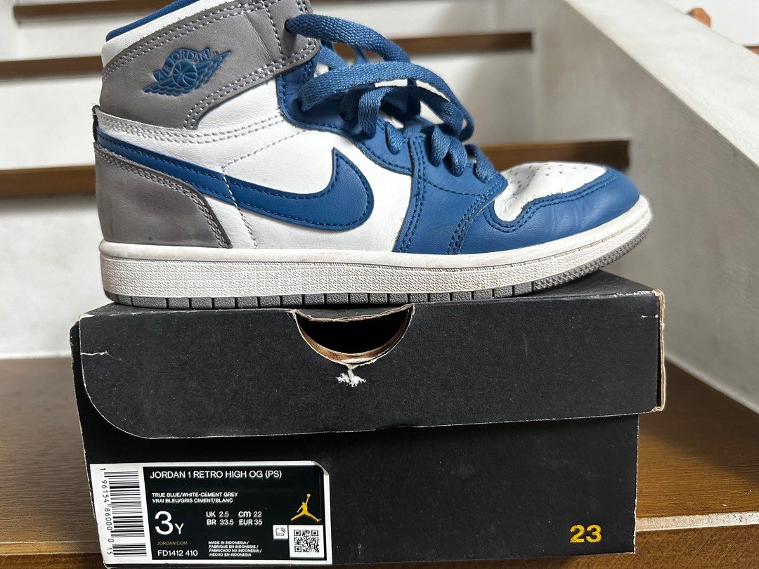 NIKE AIR JORDAN RETRO HIGH OG LIKE NEW WITH BOX SIZE 35 ORIGINAL