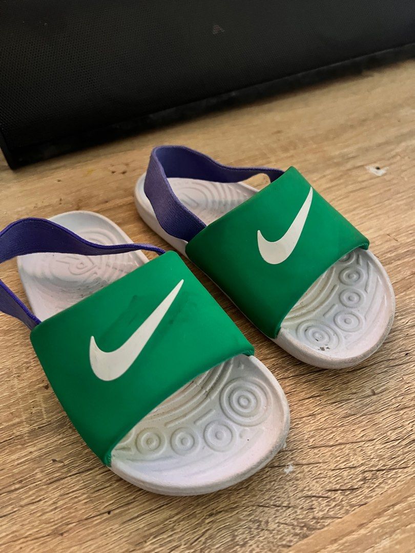 Nike Kawa sandals/ slippers us 9c (Category: Babies & Kids Fashion) located in Paranaque City. Submitted by serendipity1021 (Listing ID 1378974106, Image 2). Description: Nike slide kawa .