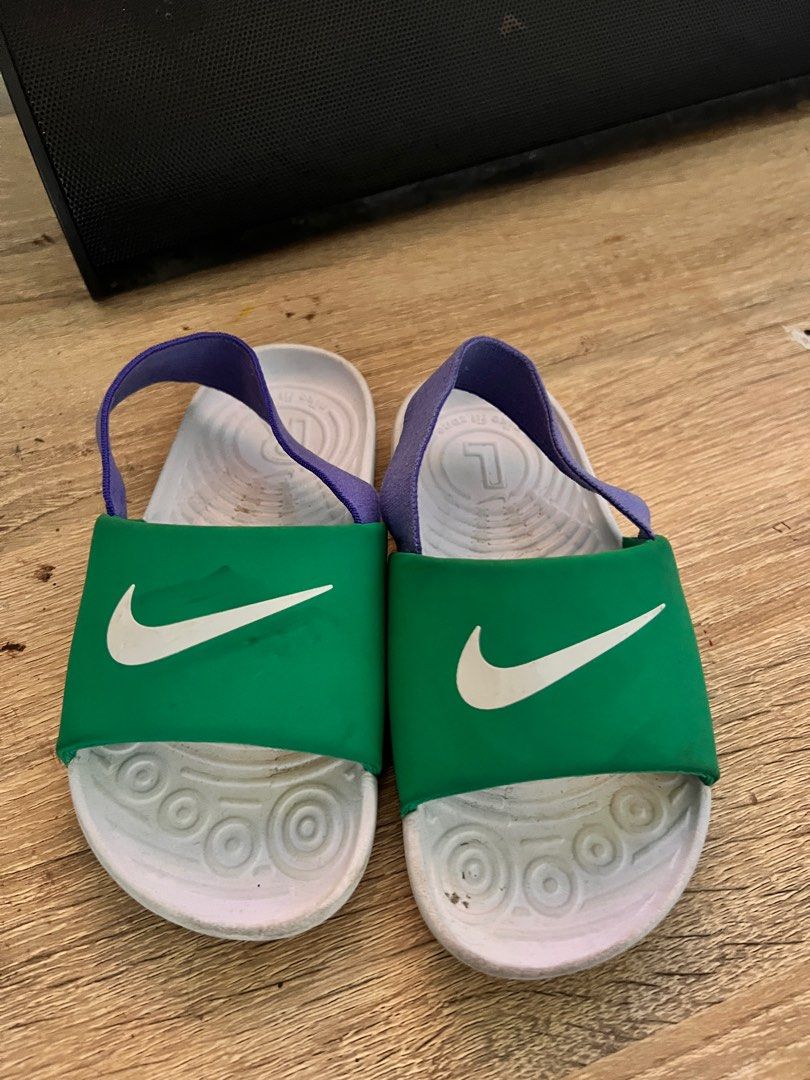 Nike Kawa sandals/ slippers us 9c (Category: Babies & Kids Fashion) located in Paranaque City. Submitted by serendipity1021 (Listing ID 1378974106, Image 1). Description: Nike slide kawa .