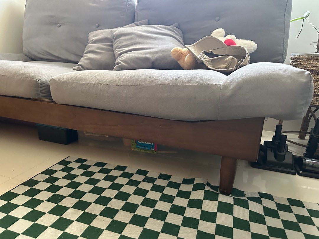 Nordic Sofa with free extra covers (Category: Sofas) located in Quezon City. Submitted by kcmeds (Listing ID 1378942507, Image 3). Description: Dimensions is 170cm long Bought originally for 16500 The extra covers originally bought at 3k.