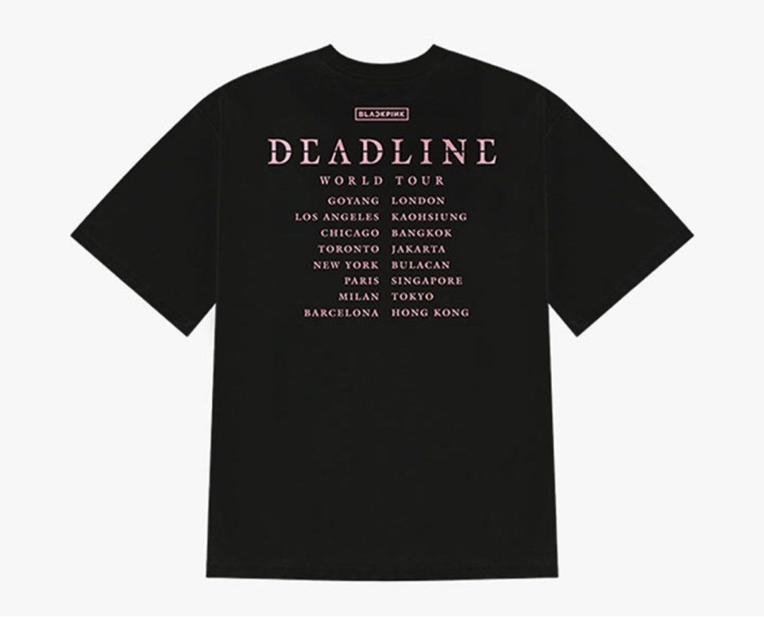 OFFICIAL BLACKPINK Heat Reactive Tshirt BLACK XL, Hobbies