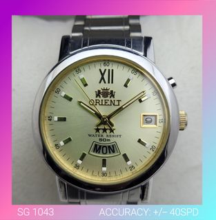 Orient watch date For Sale Men's Fashion Carousell Singapore