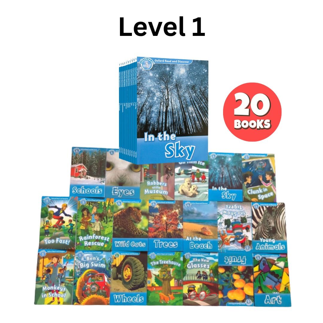 Oxford Read and Discover 108冊セットLevel1〜6 Oxford Read and Discover Level 1 - 6 Book Set, Hobbies & Toys