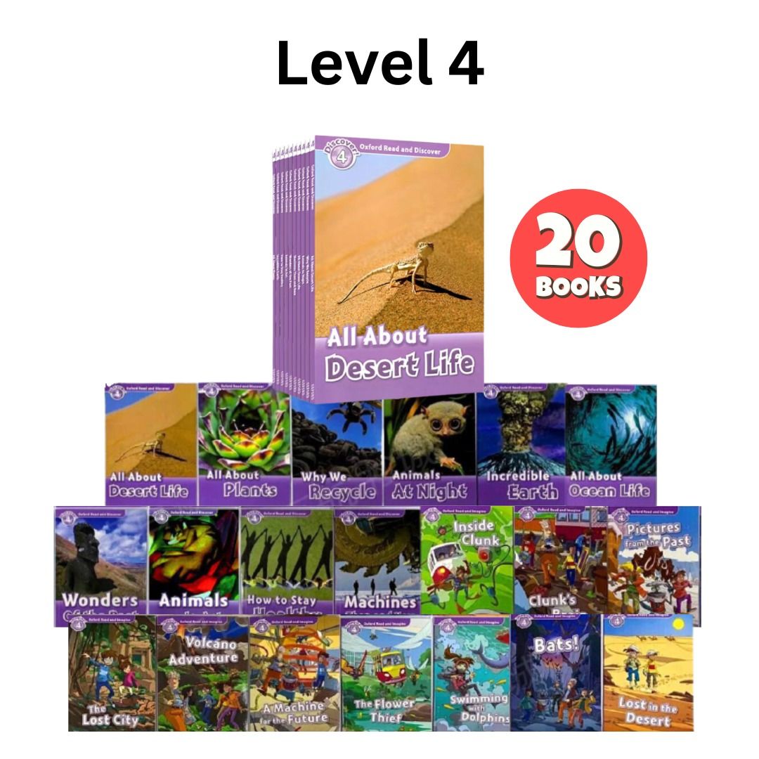 Oxford Read and Discover Level 1 - 6 Book Set, Hobbies & Toys