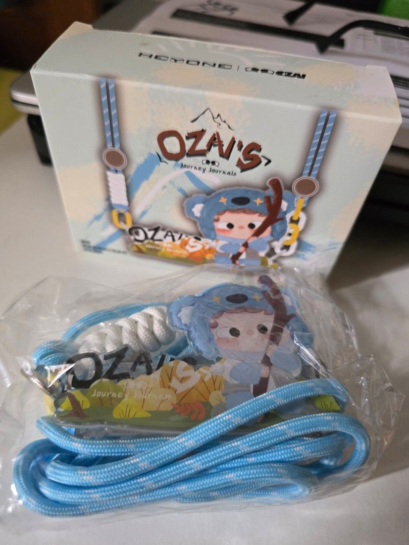 Ozai Journey Journals Blue Lanyard - Brand New (Category: Other Gadgets) located in Singapore. Submitted by chubbypompom (Listing ID 1378988496, Image 1). Description: - Brand new Ozai's adjustable lanyard in light Blue - Can be a crossbody for your phone - It can fit until size of Samsung S24 Ultra - What you see , what you get - Selling at $12 (U.P: $17.90) .