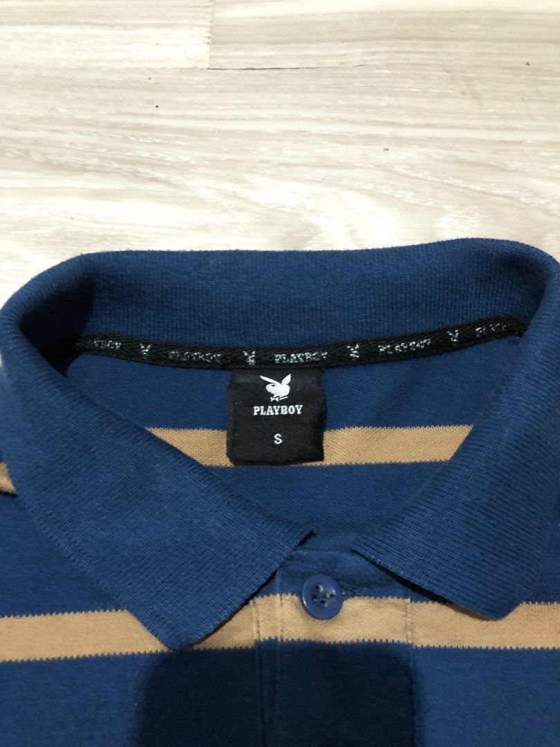 Playboy Striped Polo Shirt (Category: Tshirts & Polo Shirts ) located in San Jose del Monte. Submitted by 50.50_split (Listing ID 1378940270, Image 3). Description: 8.5/10 Manila Loc. .