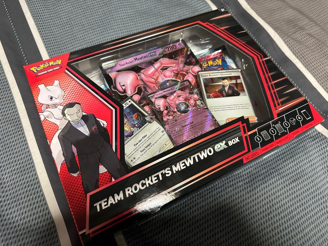 Pokemon TCG Team Rocket's Mewtwo EX Box, Hobbies & Toys, Toys & Games on  Carousell