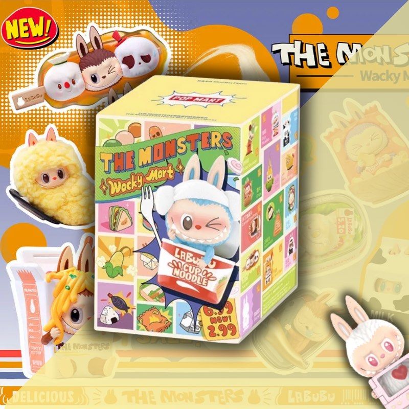 LABUBU wacky mart ワッキーマートシリーズ 展示ボックス Pop Mart Labubu The Monsters Wacky Mart Series Figure Sealed