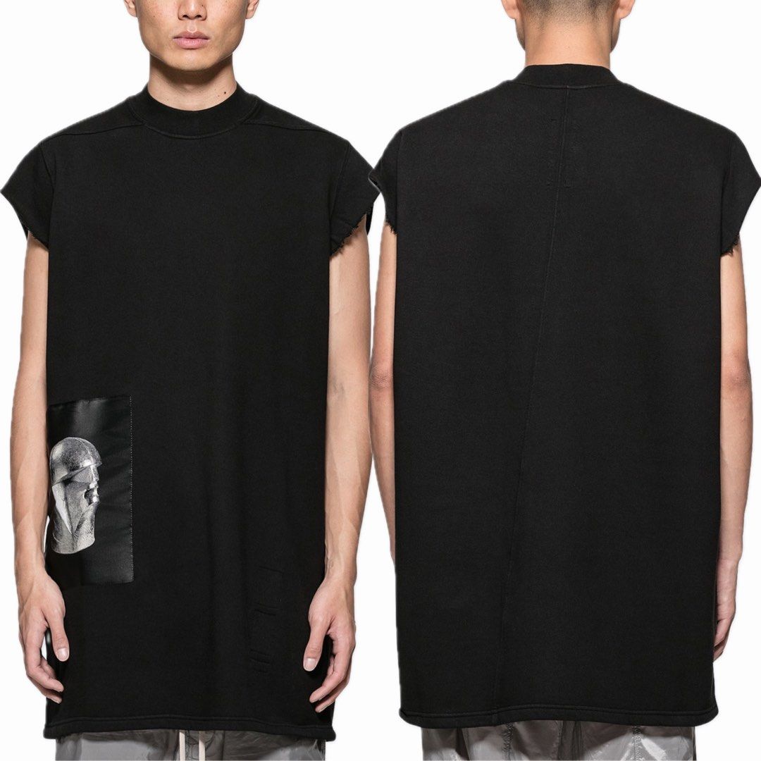 (SOLD) RICK OWENS DRKSHDW PATCH WORK SL JUMBO SWEAT (Category: Luxury Apparel) located in Cagayan de Oro. Submitted by middlesosa (Listing ID 1379012359, Image 1). Description: RICK OWENS DRKSHDW PATCH WORK SL JUMBO SWEAT SIZE LARGE FITTINGS WIDTH - 22 inches LENGTH - 32 inches ASYMMETRICAL BACK LINE TAG BEEFY NECK EXCELLENT CONDITION (need wash only) 850 pesos DM ASAP IF INTERESTED📩.