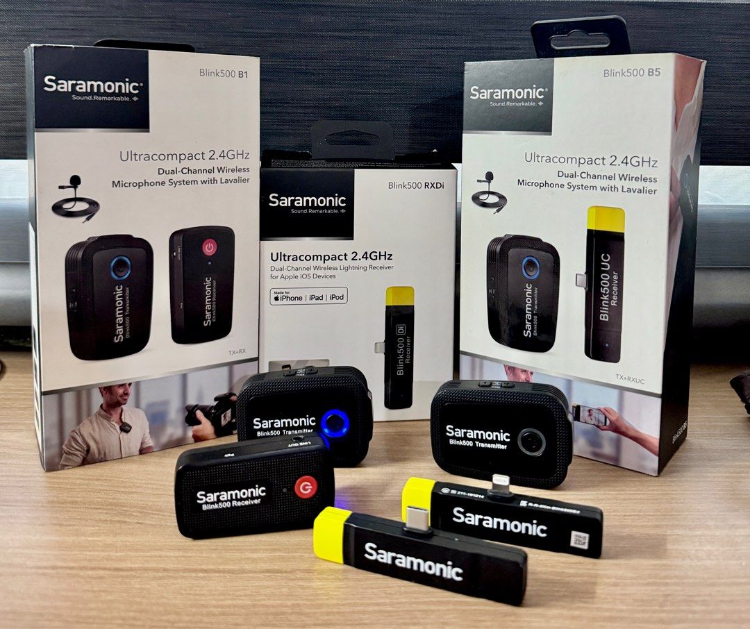 Saramonic Blink500 Wireless Microphone System63222274878977114