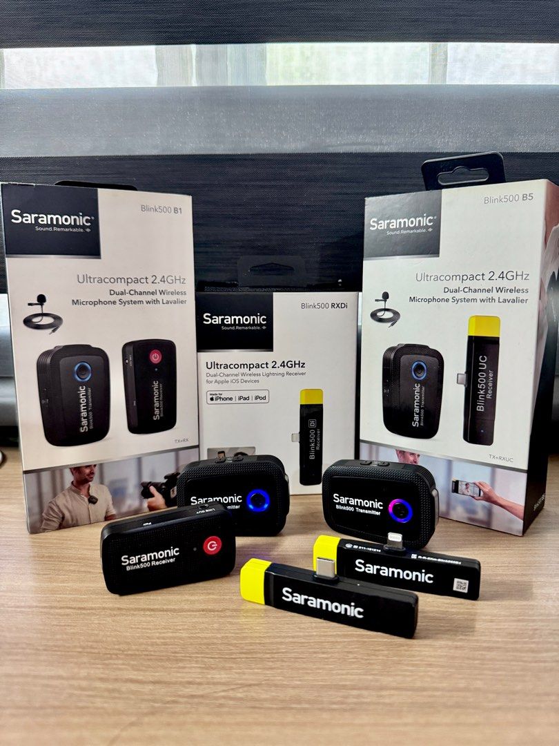 Saramonic Blink500 Wireless Microphone System63222274878977111