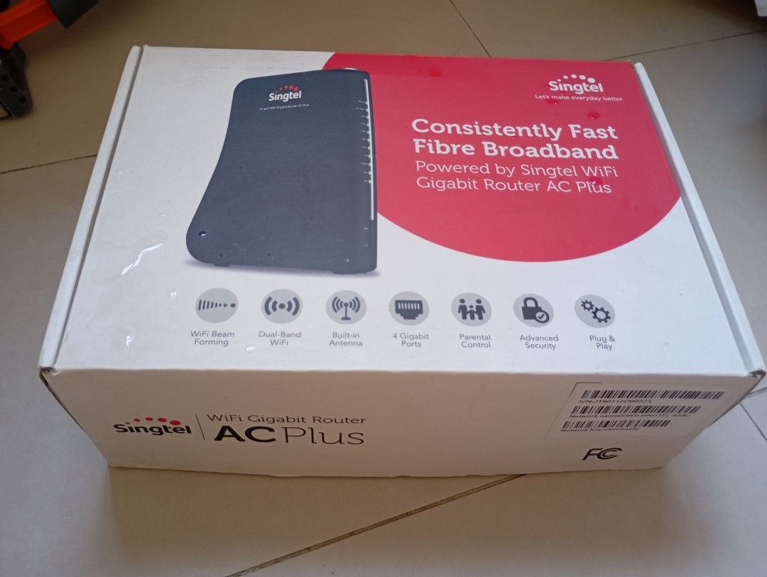 Singtel WiFi Gigabit Router AC Plus - Brand New63149089482498111