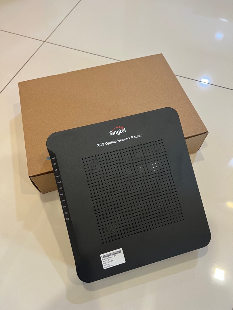 Singtel XGS Optical Network Router ONR, Computers & Tech, Parts ...