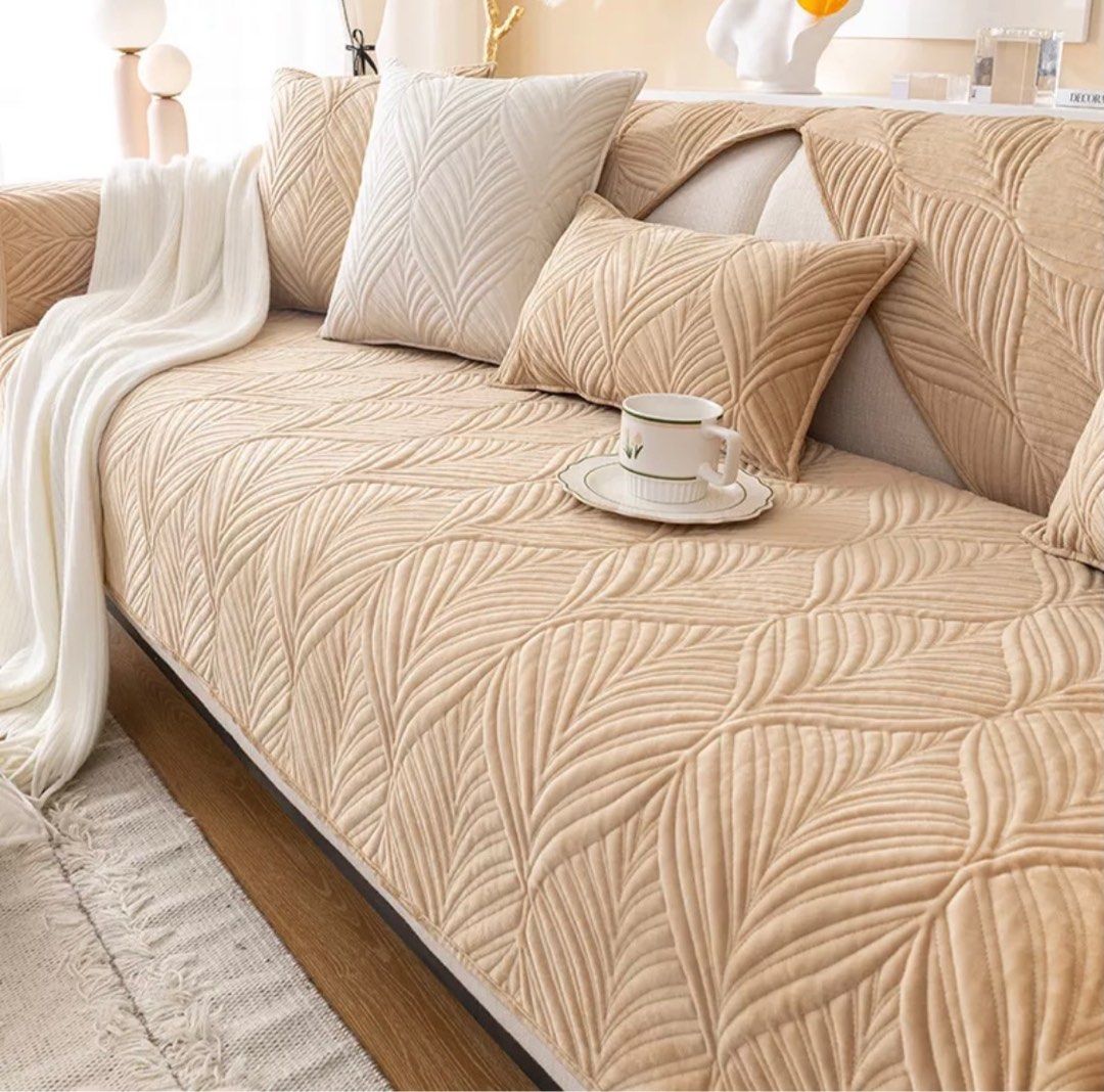 Sofa cover washable (Category: Sofas) located in Caloocan City. Submitted by michikeng (Listing ID 1378994478, Image 1). Description: Washable Sectional Sofa Covers 🤍🤎 Washable Sectional sofa cover for corner / L-type Recliner 70x120cm 70x180cm 70x240cm **Sold per piece not in set Pm for more designs ♥️ Colors: Cream, white, bronze, coffee brown, gray, light gray.