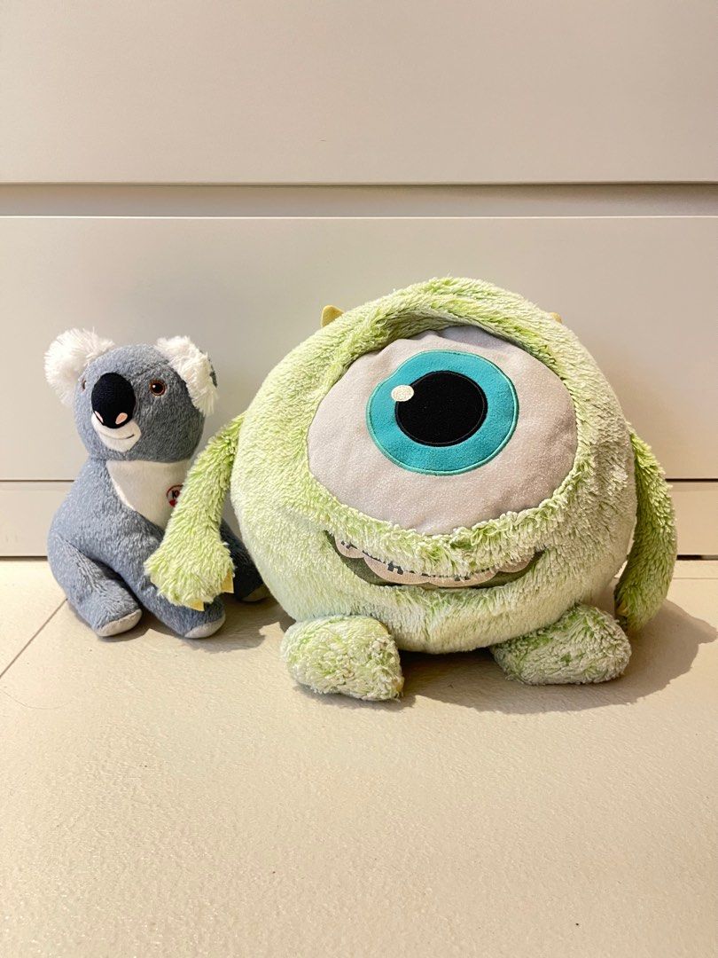 Stuffed toy (Category: Plushies & Soft Toys) located in Quezon City. Submitted by basicsandessentials (Listing ID 1378939219, Image 1). Description: Mike wazowski Size: (WxH) 35x33cm Koala stuffed toy comes for free MOP:Bank transfer/ GCASH ❌No return, exchange or change of mind returns once item is shipped❌ .