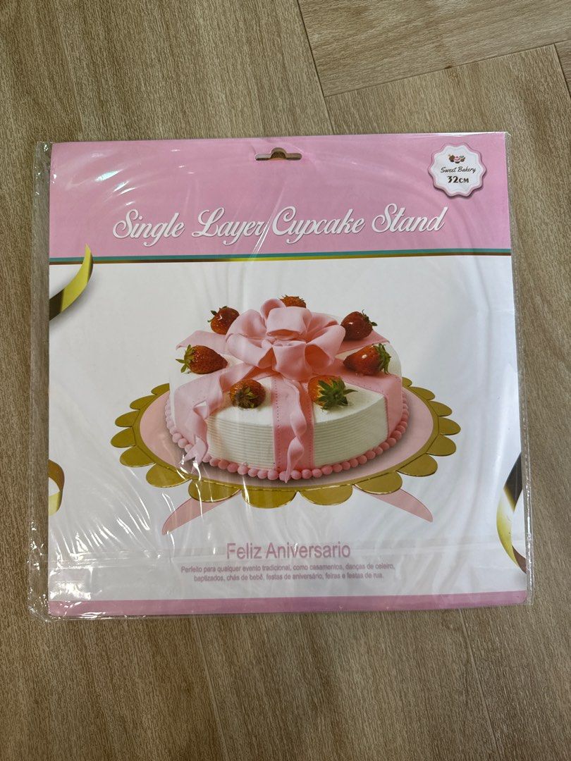 Sweet Bakery Single Layer Cupcake Stand - 32cm