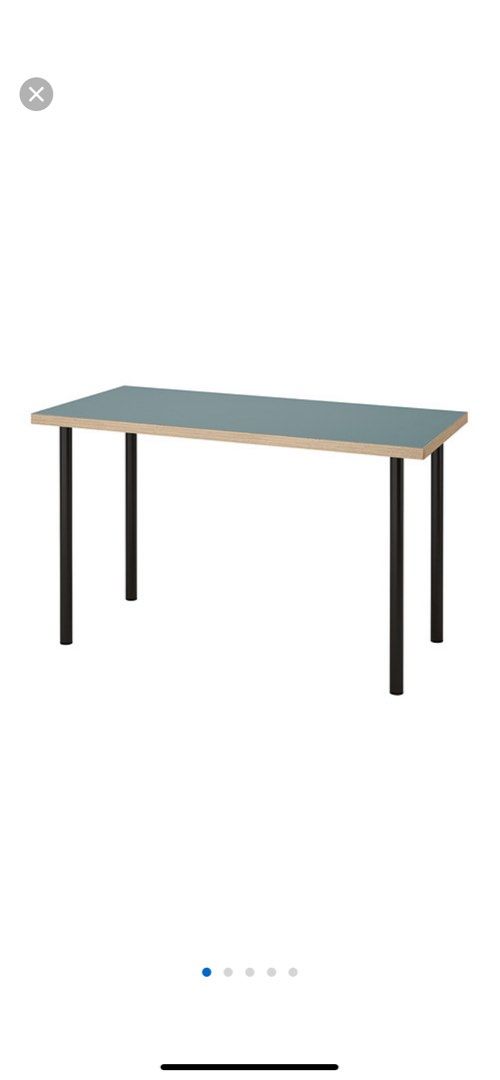 Table Computer IKEA (Category: Tables & Sets) located in Kuala Lumpur. Submitted by AMiShop (Listing ID 1379096109, Image 2). Description: Linnmon + 4pcs leg - Condition 9.9/10 - 150cm x 75cm - Fix price Area Sg Besi.