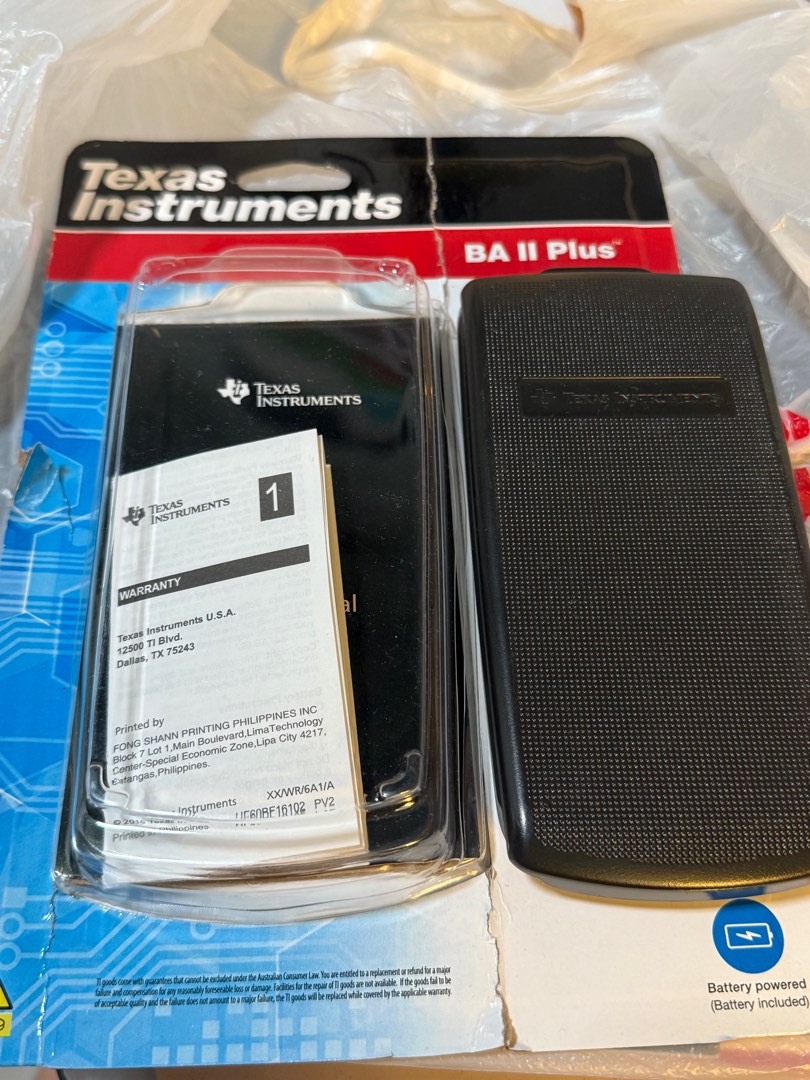 Texas Instruments Financial Calculator, 手提電話, 其他裝置 - Carousell