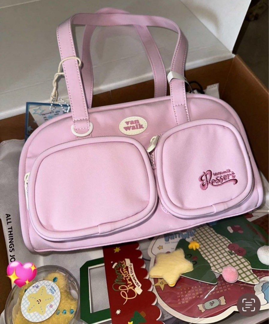 [FREE SF] Vanwalk Shoulder Bag - PINK (Category: Shoulder Bags) located in Calamba. Submitted by yewbi (Listing ID 1379113027, Image 1). Description: FREE SHIPPING within Luzon !! 📦 bought last december 2024, used only once then kept in dustbag and box 📦 complete inclusions, bought for 1800 📍 loc: calamba, laguna 🚛 mod: jnt/lbc/lalamove 💵 mop: gcash / bank / maya.