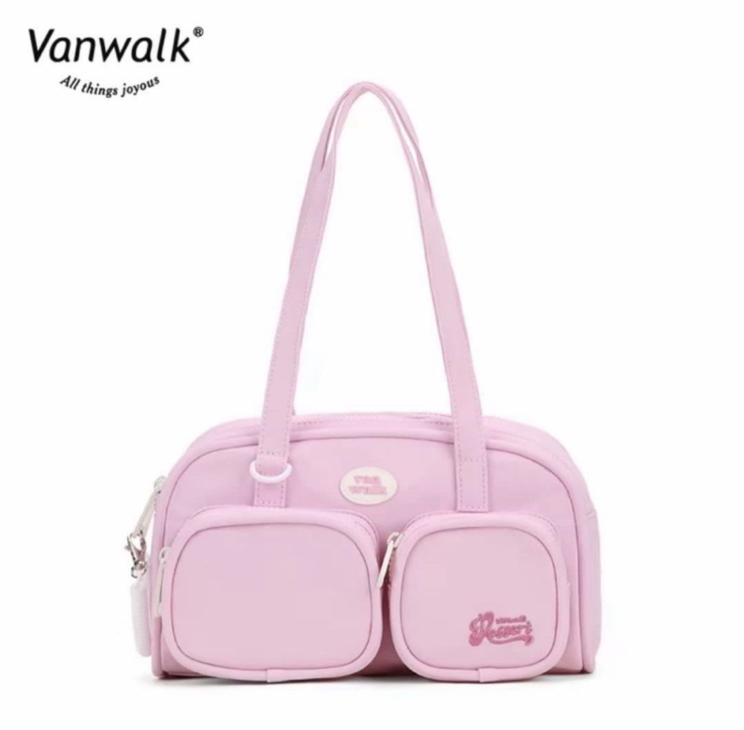 [FREE SF] Vanwalk Shoulder Bag - PINK (Category: Shoulder Bags) located in Calamba. Submitted by yewbi (Listing ID 1379113027, Image 2). Description: FREE SHIPPING within Luzon !! 📦 bought last december 2024, used only once then kept in dustbag and box 📦 complete inclusions, bought for 1800 📍 loc: calamba, laguna 🚛 mod: jnt/lbc/lalamove 💵 mop: gcash / bank / maya.