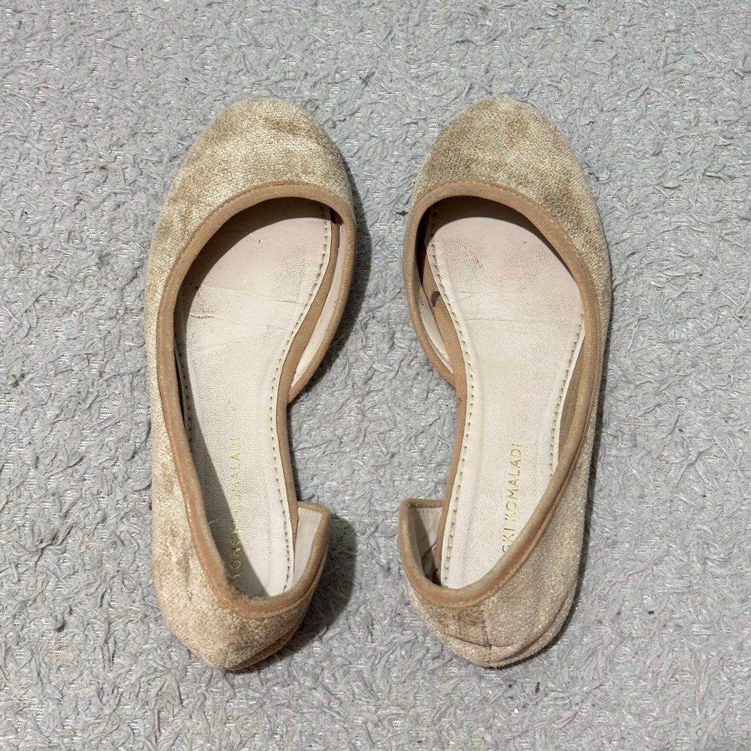 Yongki Komaladi Flat shoes Light Brown Coklat Muda