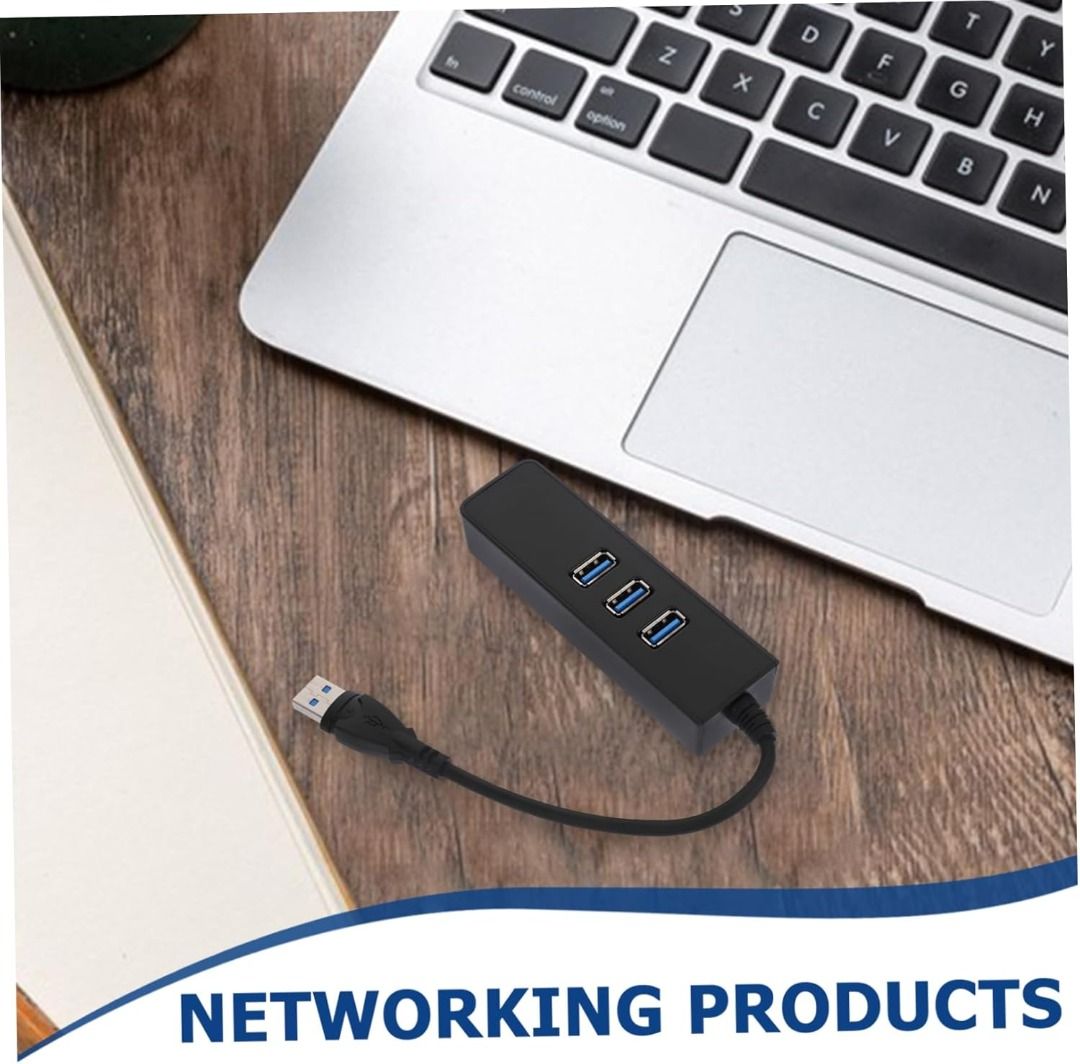 3 個 USB 3.0 連接埠多功能 1000Mbps 乙太網路高速資料傳輸 LAN 轉接器 falckp 3 USB 3.0 Ports ...