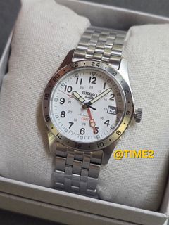 日本版 Seiko 5 Sports GMT 兩地時間 SBSC009 made in Japan 日本製造 Automatic 機械錶 自動錶 上鍊錶 直徑39.4mm 100米防水64197338742786110
