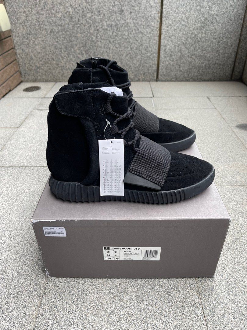 Adidas Yeezy Boost 750 Triple Black, 男裝, 鞋, 波鞋- Carousell