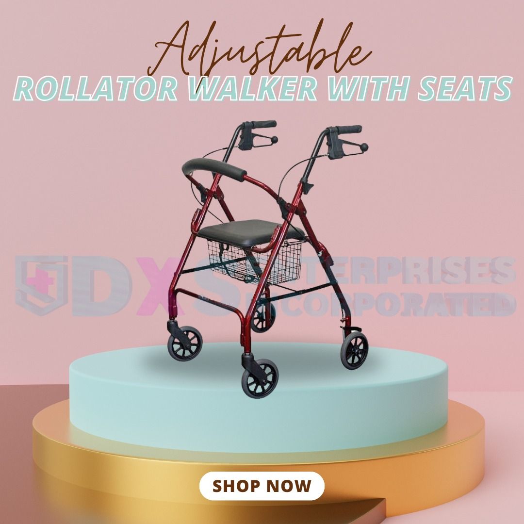 ADJUSTABLE ROLLATOR WITH FOOTREST (Category: Medical Supplies & Tools) located in Quezon City. Submitted by marketings84097 (Listing ID 1379176945, Image 2). Description: .