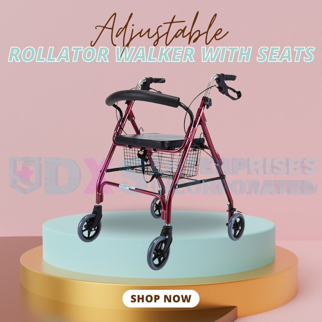 ADJUSTABLE ROLLATOR WITH FOOTREST (Category: Medical Supplies & Tools) located in Quezon City. Submitted by marketings84097 (Listing ID 1379176945, Image 3). Description: .