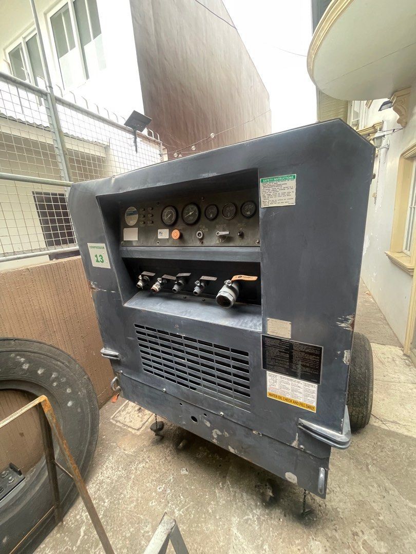 Airman 390 cfm Full Condition Surplus Japan unit (Category: Construction Tools & Equipment) located in Cavite. Submitted by lapuagjans96184 (Listing ID 1379176415, Image 2). Description: Ready set unit - for pick up 390 cfm Airman Japan Air Compressor Heavy Duty PMS Unit - fully conditioned Trailer mounted Location - Imus Cavite .