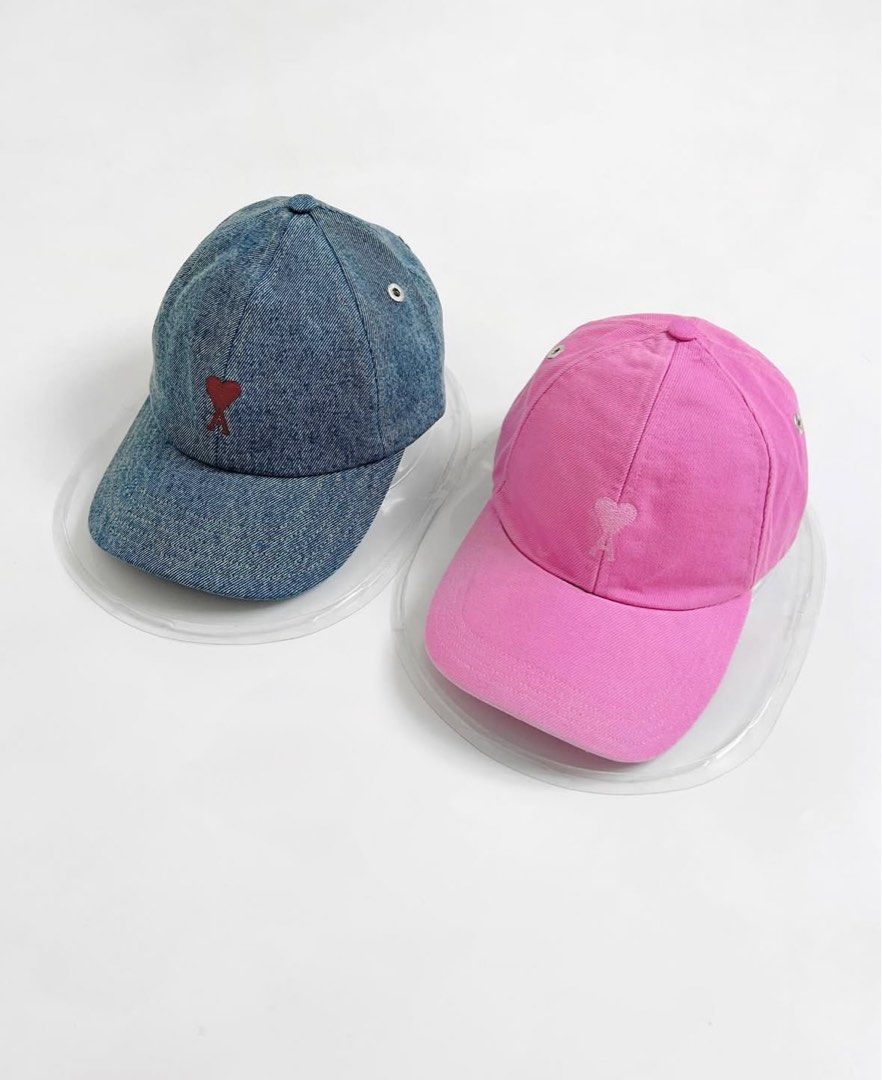 Ami Caps (Category: Caps & Hats) located in Manila. Submitted by themarketplace9723 (Listing ID 1379312427, Image 2). Description: Onhand & Ready to ship. Black ₱8,995 Pink ₱9,800 Denim ₱9,880 DM For inquiries 100% Brand New | Complete with Box Payment first policy. (FOR ONHAND ITEMS) 50% Downpayment. (FOR PRE-ORDERS) MOP: Security Bank Gcash.