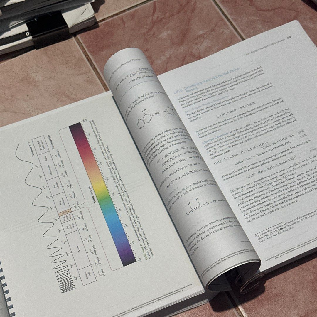 Analytical Chemistry Skoog 9E (Vol 1&2) (Category: Textbooks) located in Muntinlupa City. Submitted by anya2902 (Listing ID 1379274013, Image 2). Description: RFS: Graduated & Passed the boards No highlights/annotations.