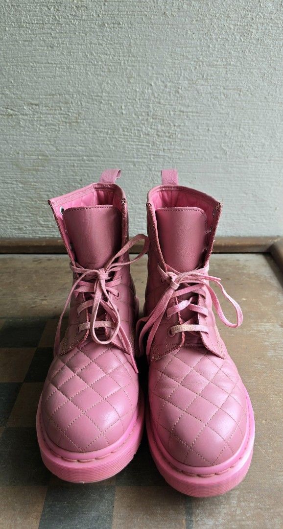 Authentic Dr. Martens Pink Coralie Boots (Category: Boots) located in Malolos. Submitted by ciantin (Listing ID 1379233917, Image 1). Description: EU 38 UK 5 US 7 Authentic. No box. Bought from the US.