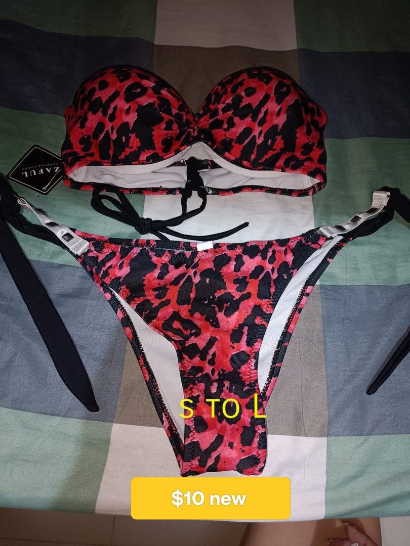 Bikini Set (Category: Bikinis & Swimsuits) located in Singapore. Submitted by dragongirl02 (Listing ID 1379256331, Image 1). Description: mix bikini new and prelove.