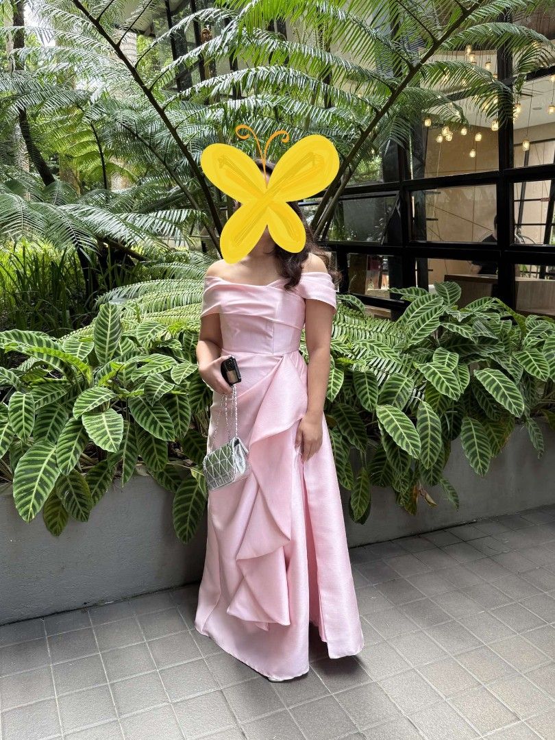 Blush Pink Gown by Aizel Diwa (Category: Evening dresses & gowns) located in Bacoor. Submitted by sherrylmae (Listing ID 1379136102, Image 1). Description: Original design by Aizel Diwa.
