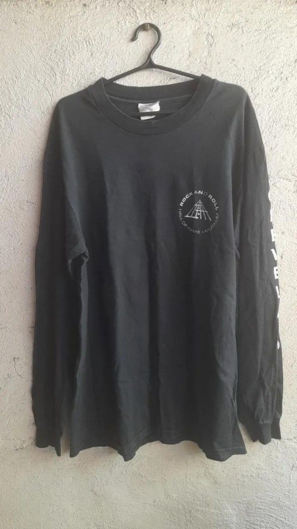 Cronies Rock and Roll HOF Longsleeves (Category: Tshirts & Polo Shirts ) located in Manila. Submitted by terrible_things (Listing ID 1379211966, Image 1). Description: Dimes: 19" W 28" L 23.5" Sleeves Tagged as M add sf.