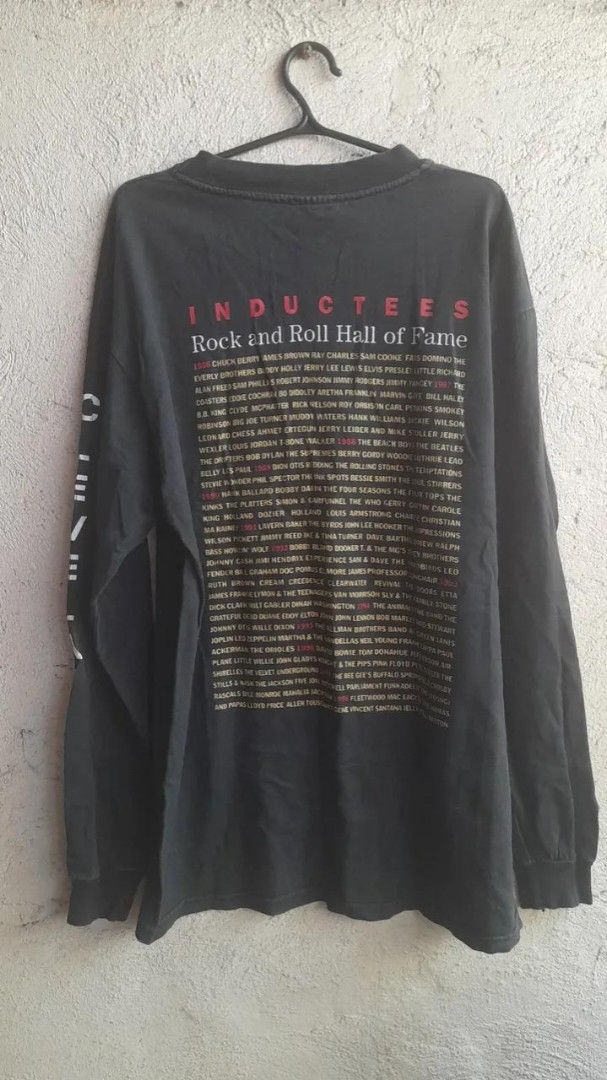 Cronies Rock and Roll HOF Longsleeves (Category: Tshirts & Polo Shirts ) located in Manila. Submitted by terrible_things (Listing ID 1379211966, Image 3). Description: Dimes: 19" W 28" L 23.5" Sleeves Tagged as M add sf.