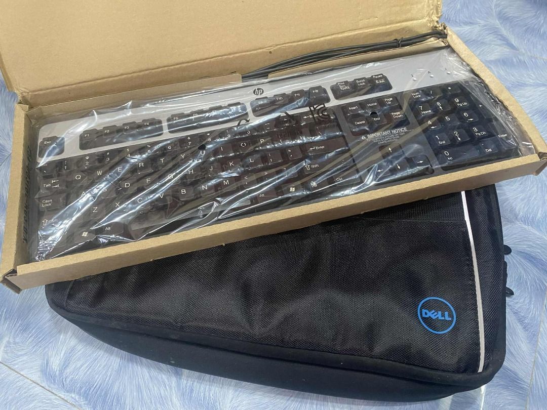 DELL Laptop Bag (with FREE KB) (Category: Laptops & Notebooks) located in Trece Martires City. Submitted by rownin (Listing ID 1379136389, Image 1). Description: Laptop bag with FREE bnew Keyboard.